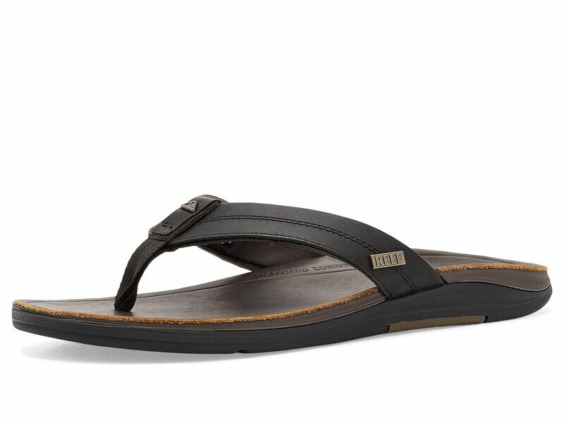 リーフ メンズ シューズ サンダル レザー Reef Leather Offshore Dark Brown ブラウン
