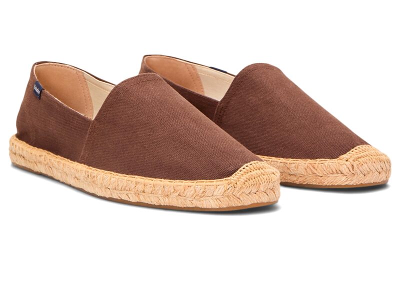 ソルドス メンズ シューズ スリッポン・ローファー Soludos Original Espadrille Iberia Brown ブラウン