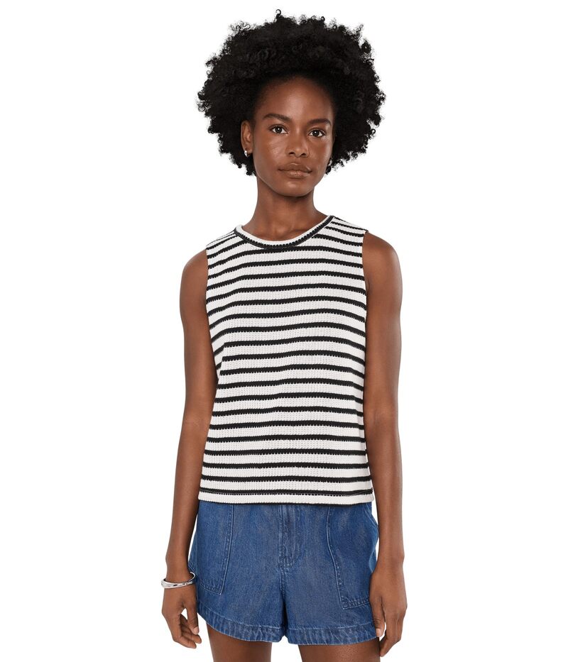 サンクチュアリー レディース トップス シャツ Sanctuary Campari Tank Macrame Stripe ストライプ
