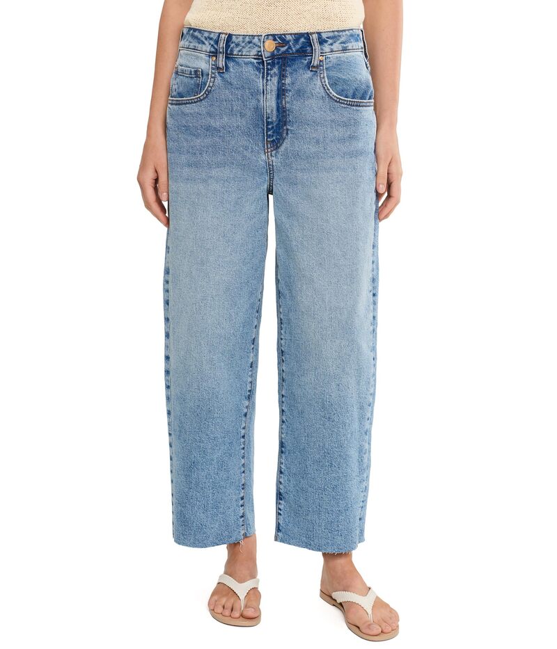 カットフロムザクロス レディース ボトムス デニムパンツ ワイドレッグ Kut From The Kloth Gwen High-Rise Wide Leg Slouchy Raw Hem Answering