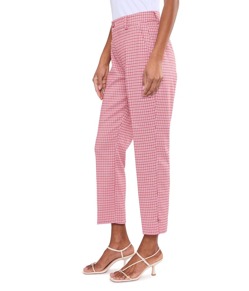 リヴァプール ロサンゼルス レディース ボトムス カジュアルパンツ Liverpoolos Angeles Kelsey Mid-Rise Crop Trouser with Slit 26inseam Cherry Red Tatt レッド re-vida-25246808 ReVida 楽天市場店 サンプル画像3