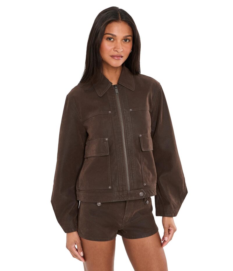 フリーピープル レディース アウター コート スエード Free People Blair Vegan Suede Sierra Chocolate Torte チョコレート