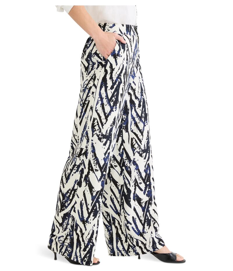 ニックプラスゾーイ レディース ボトムス カジュアルパンツ ワイドレッグ プチ リネン Nic+zoe Petite 31" Indigo Crosshatch Linen Wide Leg Pants Indigo Multi インディゴ re-vida-25226831 ReVida 楽天市場店 サンプル画像3
