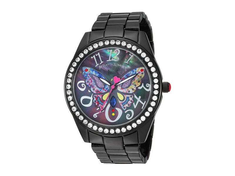 ベッツィジョンソン レディース 腕時計 アクセサリー 37BJ00249-66BX Multicolor Butterfly Black ベッツィジョンソン レディース 腕時計 アクセサリー 37BJ00249-66BX Multicolor Butterfly Black