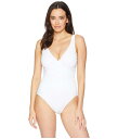 トッミーバハマ レディース 上下セット 水着 Pearl Wrap-Front One-Piece Swimsuit White