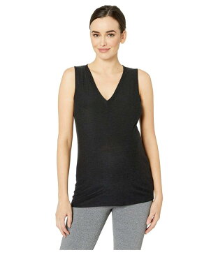 ビヨンドヨガ レディース シャツ トップス Maternity All About It Split Back Tank Top Darkest Night