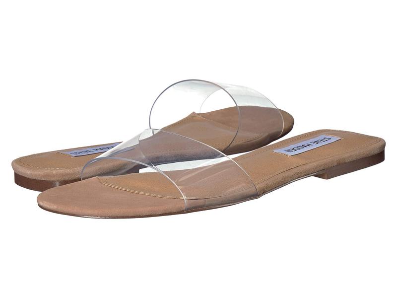 スティーブ マデン レディース サンダル シューズ Bev Flat Sandal Clear スティーブ マデン レディース サンダル シューズ Bev Flat Sandal Clear