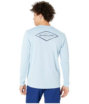 クイックシルバー ウォーター マン メンズ ハーフパンツ・ショーツ 水着 Gut Check Long Sleeve Rashguard Cerulean