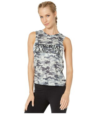 スピリチュアルギャングスタ レディース シャツ トップス Active Karissa Tank SG Varsity Camo Print