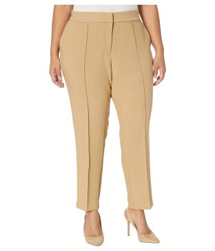 ヴィンス カムート レディース カジュアルパンツ ボトムス Plus Size Bi-Stretch Crepe Pin Tuck Skinny Pants Latte