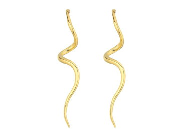 ケネスジェイレーン レディース ピアス・イヤリング アクセサリー Polished Gold Swirl Post Earrings Gold