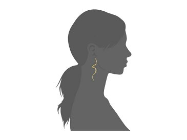 ケネスジェイレーン レディース ピアス・イヤリング アクセサリー Polished Gold Swirl Post Earrings Gold