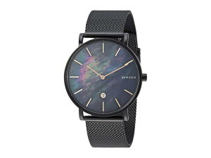 商品画像：ReVida 楽天市場店で人気のスカーゲン メンズ 腕時計 アクセサリー Hagen Slim Two-Hand Date Watch SKW6472 Black S