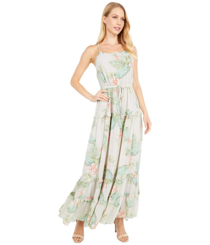 ロストアンドワンダー レディース ワンピース トップス Lost in Paradise Maxi Dress Taupe Tropical