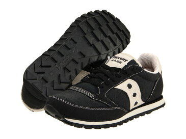 サッカニー メンズ スニーカー シューズ Jazz Low Pro Vegan Black/Oatmeal