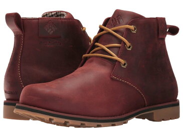 コロンビア メンズ ブーツ・レインブーツ シューズ Chinook Chukka WP Madder Brown/Mountain Red