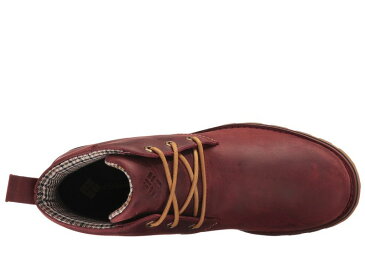 コロンビア メンズ ブーツ・レインブーツ シューズ Chinook Chukka WP Madder Brown/Mountain Red
