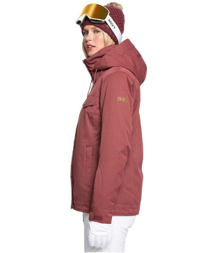 ロキシー レディース コート アウター Billie Snow Jacket Oxblood Red