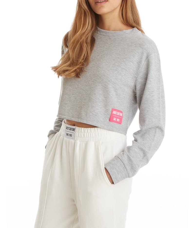 ジューシークチュール レディース ニット・セーター アウター Boxy Pullover Grey Powder/Heather