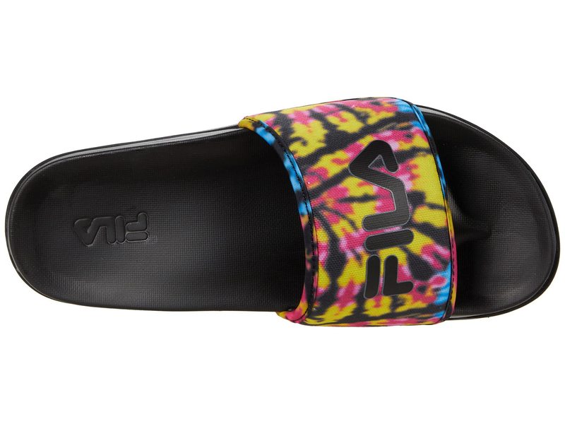 フィラ レディース サンダル シューズ Drifter Lux Tie-Dye Black/Multi/Multi