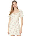 Ct fB[X s[X gbvX U-Ring Bodice Mini Dress Ivory Whisper Floral