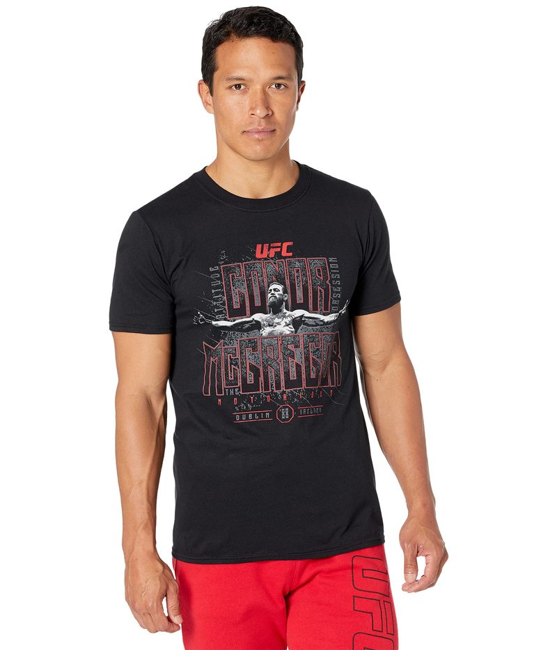 ユーエフシー メンズ シャツ トップス UFC Conor McGregor Arms Out T-Shirt Black