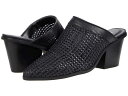 カーナス レディース ヒール シューズ Granada Basket Weave Mule Booties Black