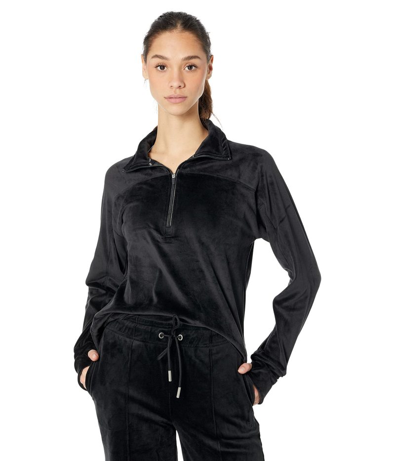 ジューシークチュール レディース パーカー・スウェット アウター Chamonix 1/2 Zip Juicy Black