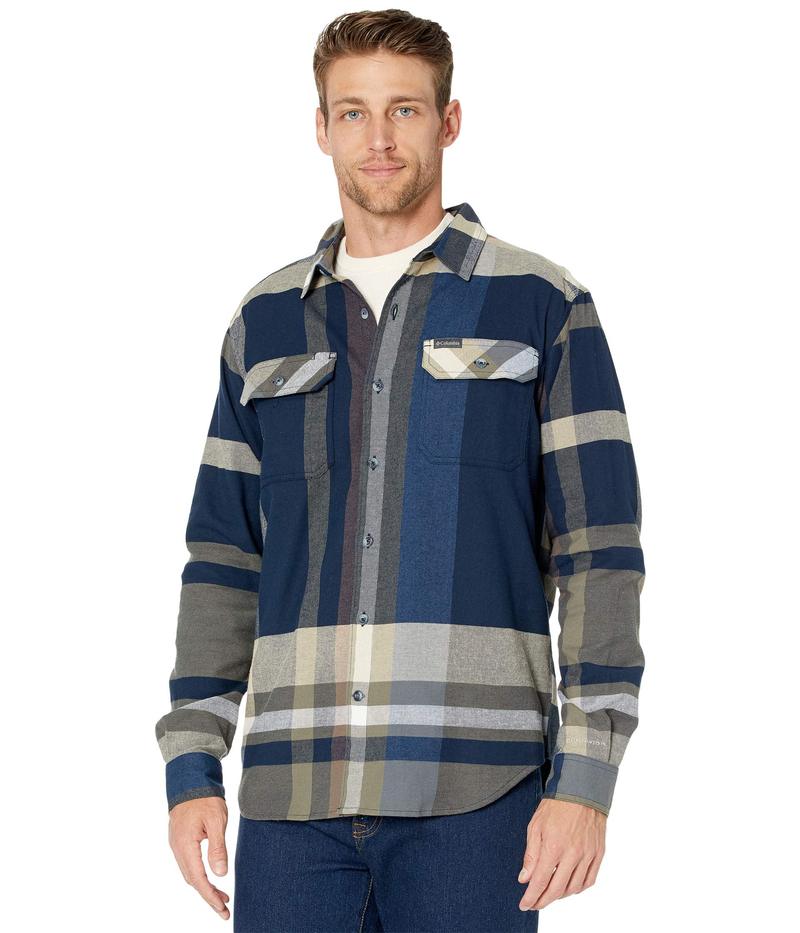 ӥ   ȥåץ Flare Gun Stretch Flannel Collegiate Navy Big Check...