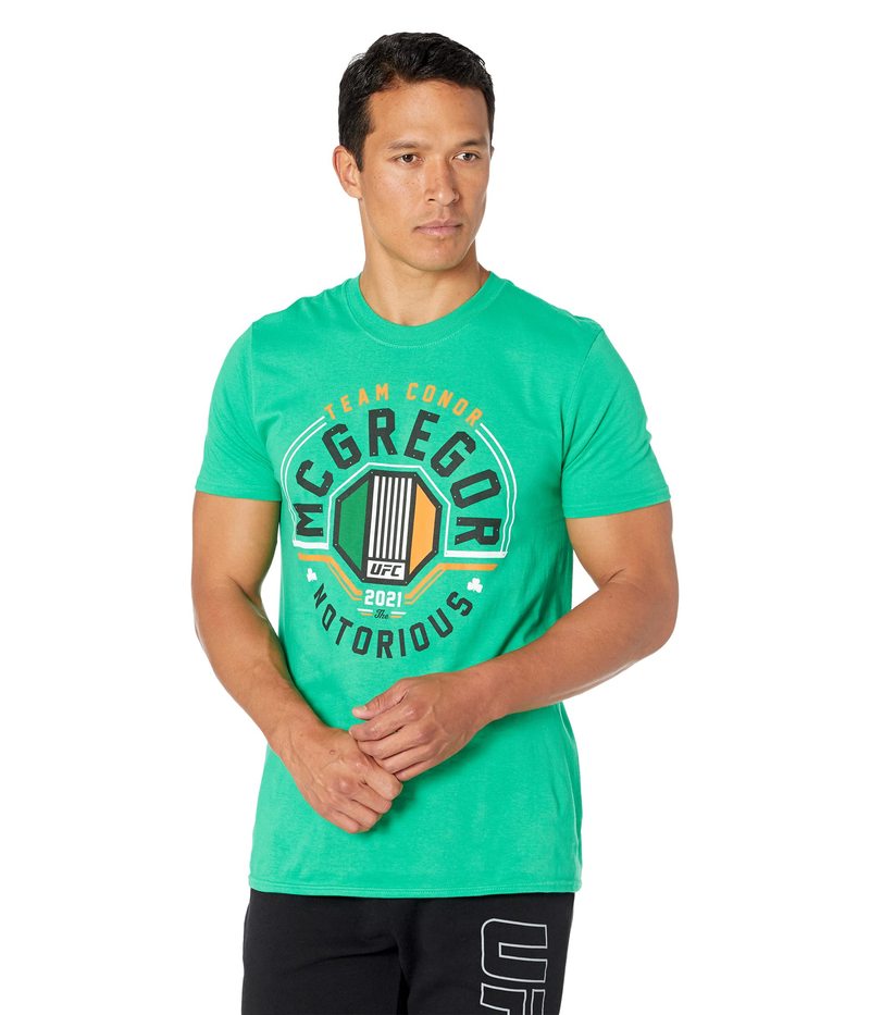 ユーエフシー メンズ シャツ トップス UFC Conor McGregor Arch T-Shirt Kelly Green