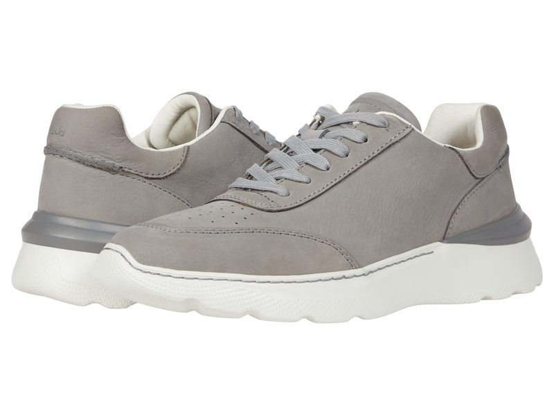 クラークス メンズ スニーカー シューズ Sprint Lite Lace Grey Nubuck