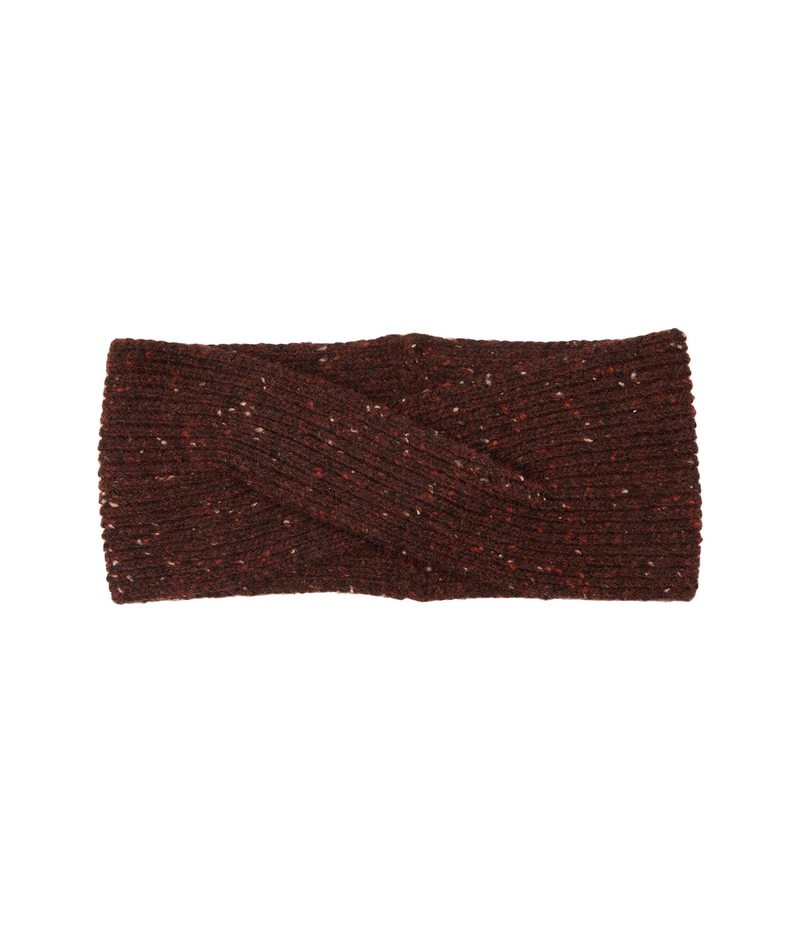 メイドウェル レディース 帽子 アクセサリー Knotted Corduroy Covered Headband Dark Fig