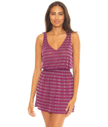ベッカバイレベッカバーチュー レディース ワンピース トップス Shimmer Tie Shoulder Dress Berry ベッカバイレベッカバーチュー レディース ワンピース トップス Shimmer Tie Shoulder Dress Berry