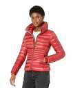 コルマール レディース コート アウター Recycled Polyamide Fabric Jacket with High and Enveloping Collar Red Velvet/Dark Steel