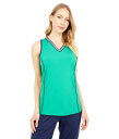 フィラ レディース シャツ トップス Heritage Full Coverage Tank Court Green/Navy(4)