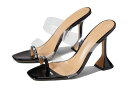 トニービアンコ レディース ヒール シューズ Saffron Clear Vinylite/Black Patent(4)