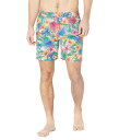 XRb`Ah\[_ Y n[tpcEV[c  Mid Length Recycled Polyester Printed Swim Shorts Combo G