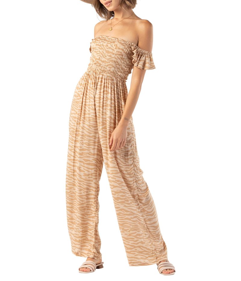 ティアールハワイ レディース ジャンプスーツ トップス Jade Jumpsuit Ocean Waves Sand