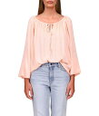 サンクチュアリー レディース シャツ トップス Tie Ballet Neck Blouse Peachy Keen