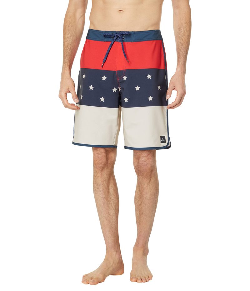 リップカール メンズ ハーフパンツ・ショーツ 水着 Mirage Banner 20" Boardshorts Red