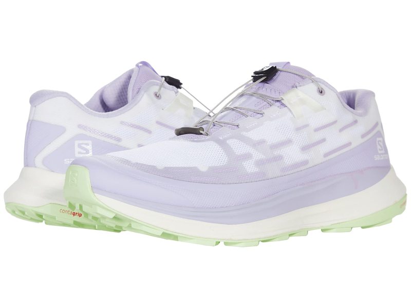  サロモン レディース スニーカー シューズ Ultra Glide Lavender/White/Patina Green