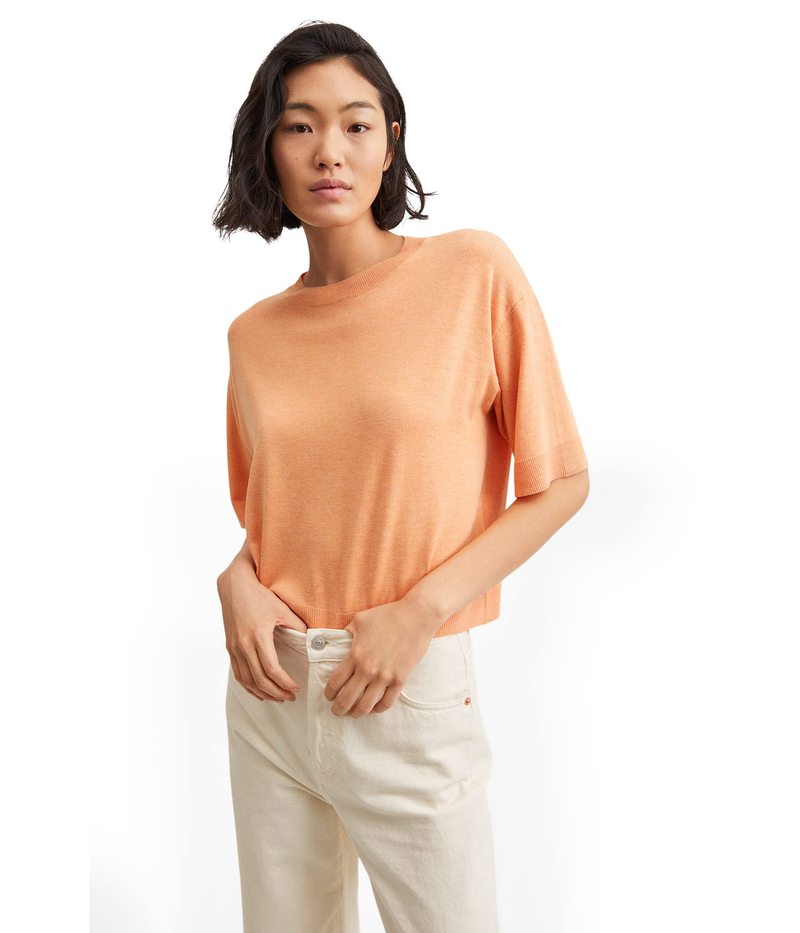 マンゴ 【送料無料】 マンゴ レディース ニット・セーター アウター Luquita Sweater Light/Pastel Orange