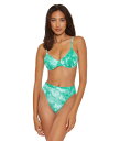 【送料無料】 ベッカバイレベッカバーチュー レディース トップのみ 水着 Crystal Sarah Rib Underwire Bra Jasper
