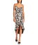 【送料無料】 ベッツィジョンソン レディース ワンピース トップス Snow Leopard Printed Charmeuse High-Low Dress Black