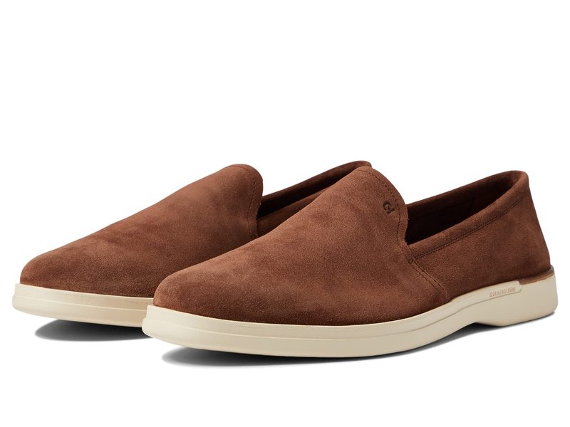 【送料無料】 コールハーン メンズ スリッポン・ローファー シューズ Grand Ambition Slip-On Loafer Dark Coffee Suede