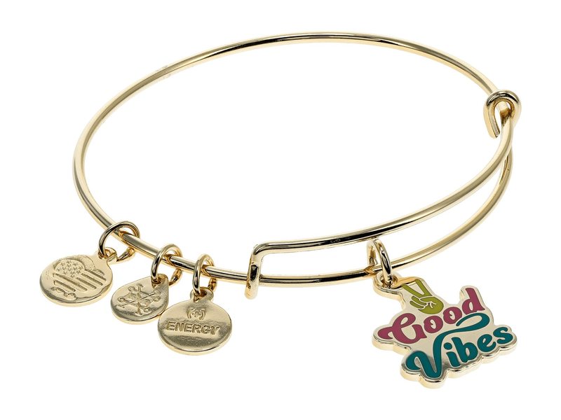 【送料無料】 アレックスアンドアニ レディース ブレスレット・バングル・アンクレット アクセサリー Color Infusion Good Vibes Bracelet Shiny Gold