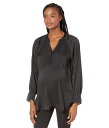 【送料無料】 イングリッド&イザベル レディース シャツ トップス Maternity Smocked Neck Woven Top Black(4)
