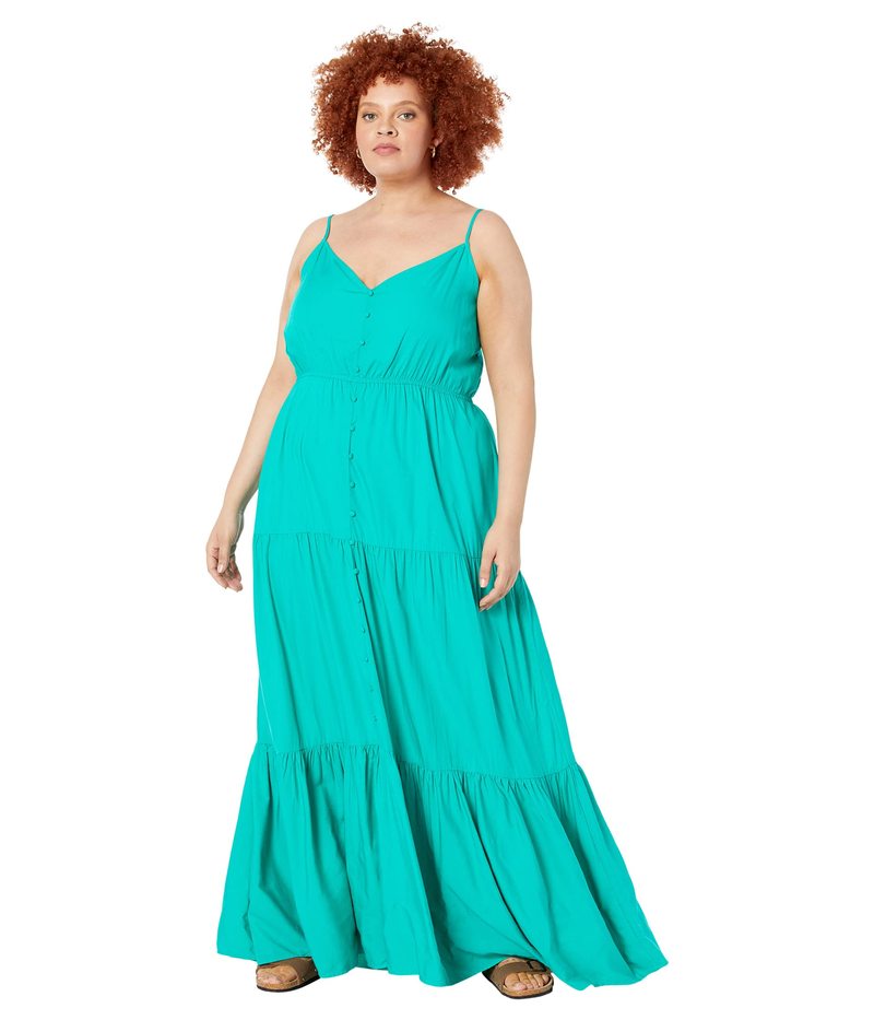 【送料無料】 スティーブ マデン レディース ワンピース トップス Plus Size Been So Long Dress Vivid Green