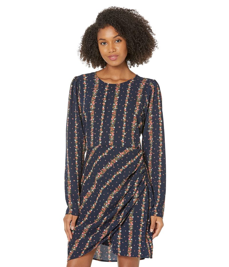 【送料無料】 BCBジェネレーション レディース ワンピース トップス Puff Sleeve Mini Dress - W1WX6D02 Striped Garden Wallpaper