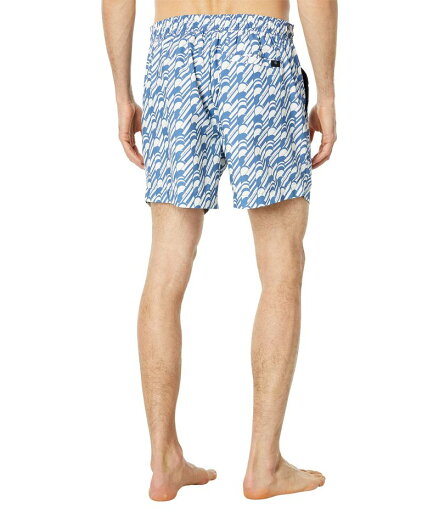 【送料無料】 テッドベーカー メンズ ハーフパンツ・ショーツ 水着 Salco Mid Scale Geo Swimshorts Dark Blue